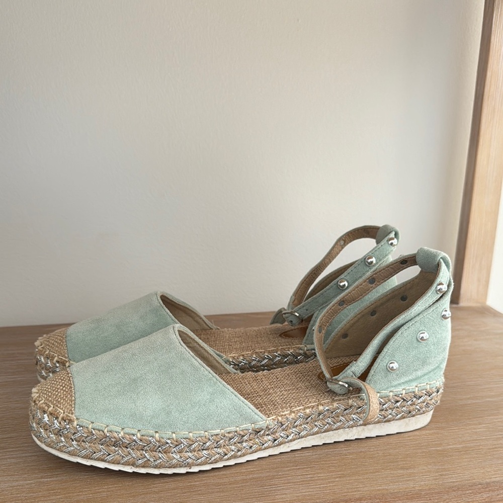 Mint Green Espadrille Sandals